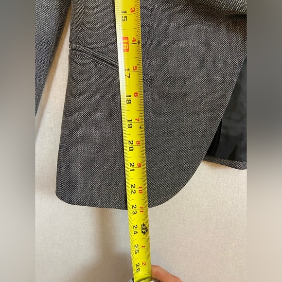 Giorgio Armani grey black designer blazer  Sz 38 - Picture 11 of 13